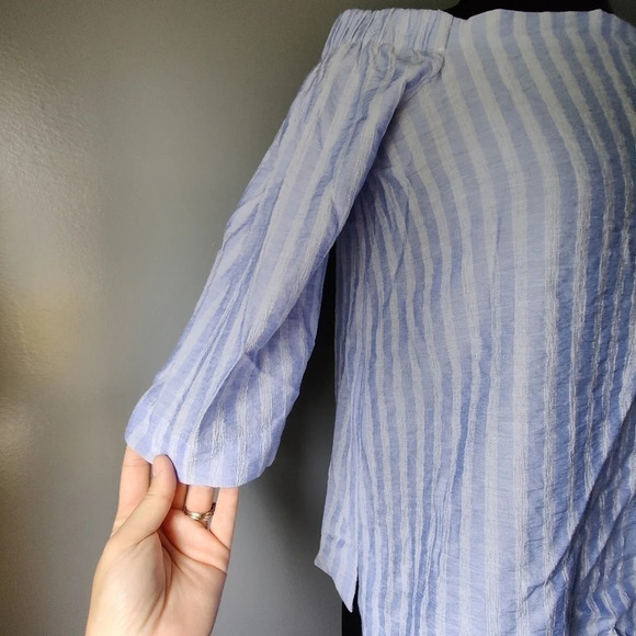 Ann Taylor Striped Off the Shoulder Top - Picture 6 of 6